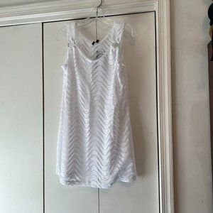 NWT! Portocruz White Lace Beach Coverup - Large